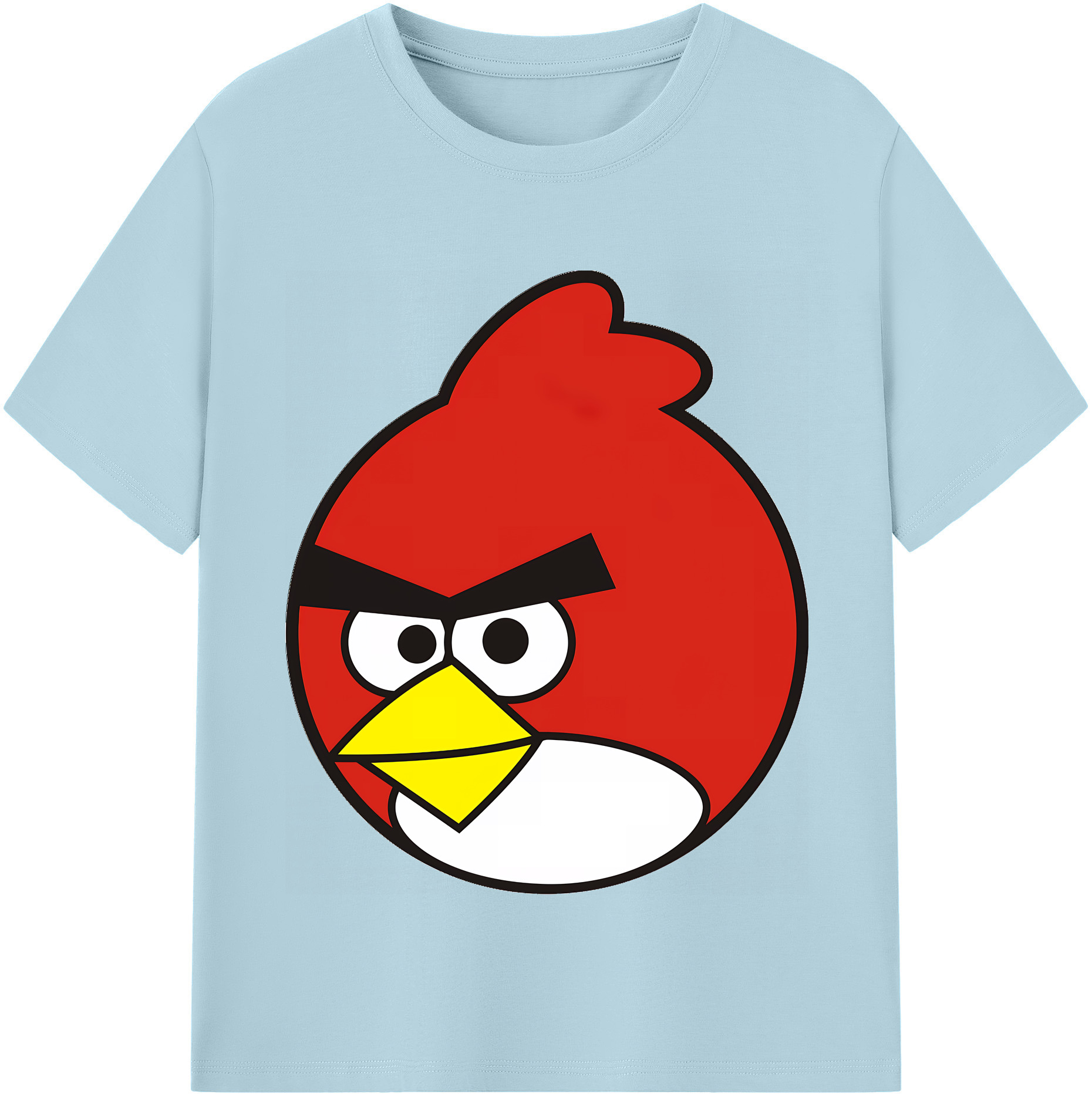 （画像用） Angry Birds アングリーバード 綿100％半袖Tシャツ（フロントプリント）